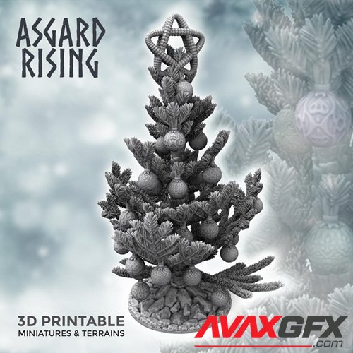 Asgard Rising Christmas Tree – 3D Printable STL