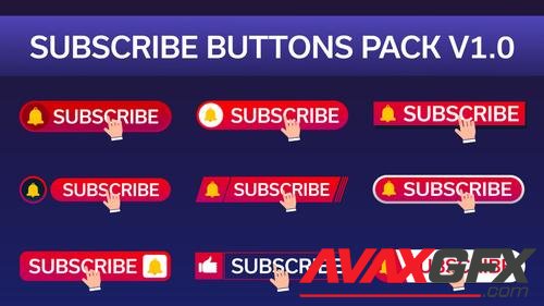 MotionArray – Subscribe Buttons Pack V1.0 972995