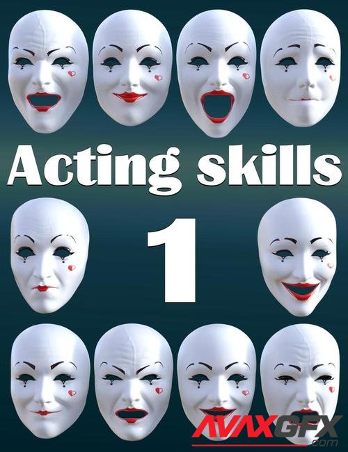 Acting skills 1 for Genesis 8 Female(s)