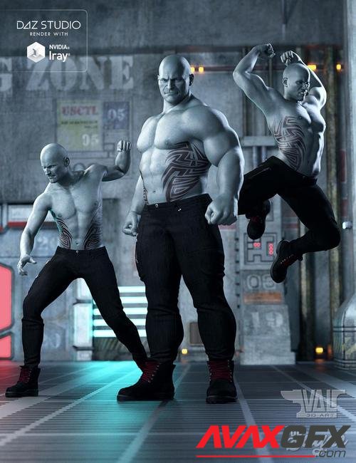 Demolisher Pose Set for Genesis 8 Male(s)