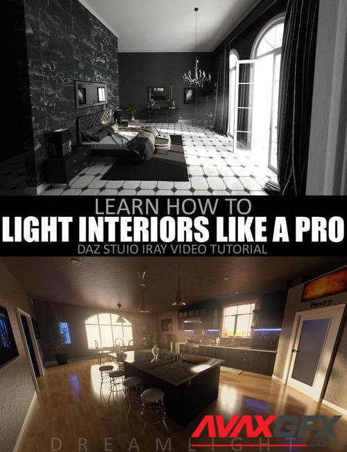 How To Light Interiors Like a PRO - Video Tutorial