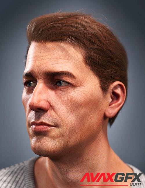 SP Hair 004 for Genesis 3 and 8 Male(s)