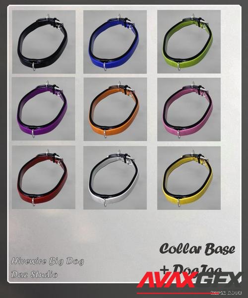Collar Base for Hivewire Big Dog - Daz Studio Version