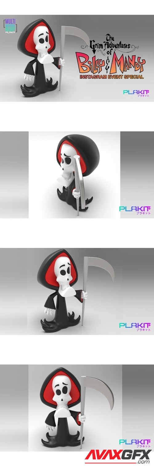 GRIM REAPER (The Grim Adventures of Billy and Mandy) – 3D Printable STL