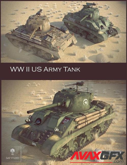 WW II US Army Tank