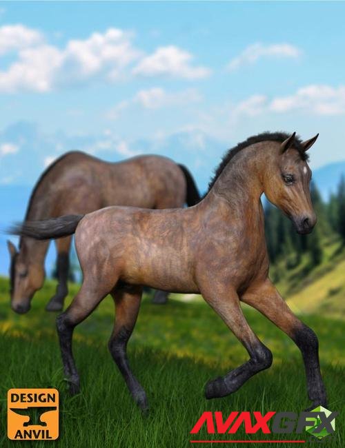 DA Foal and Poses for Daz Horse 2