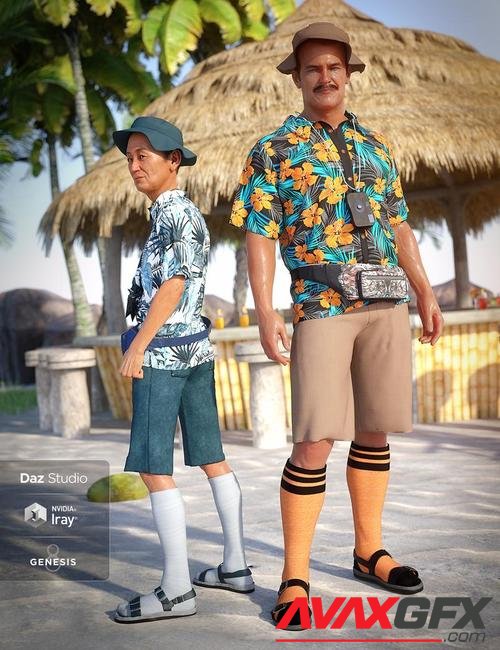 dForce On Vacation Outfit Textures