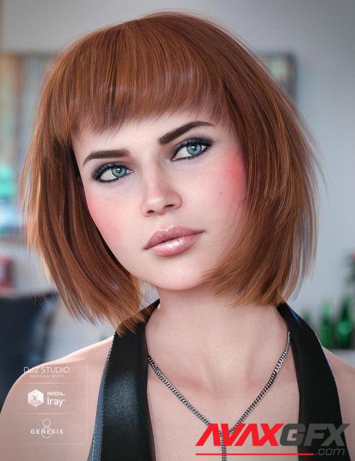 Coco Hair for Genesis 8 Female(s)