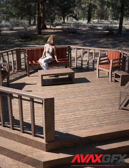 Deck and Furniture Set