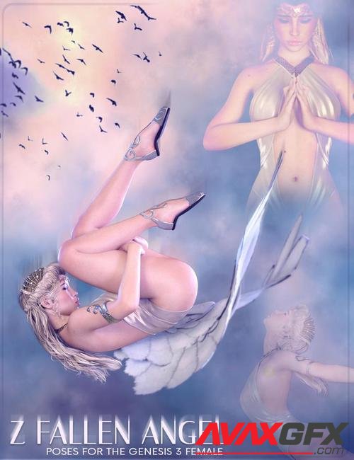 Z Fallen Angel - Poses for the Genesis 3 Female(s)