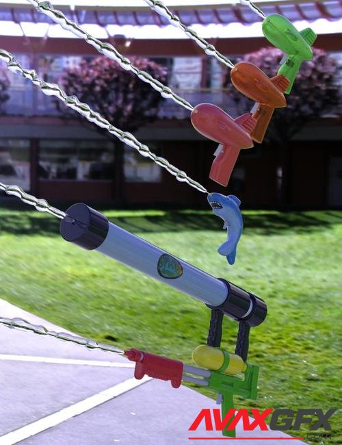 Summertime Water Guns