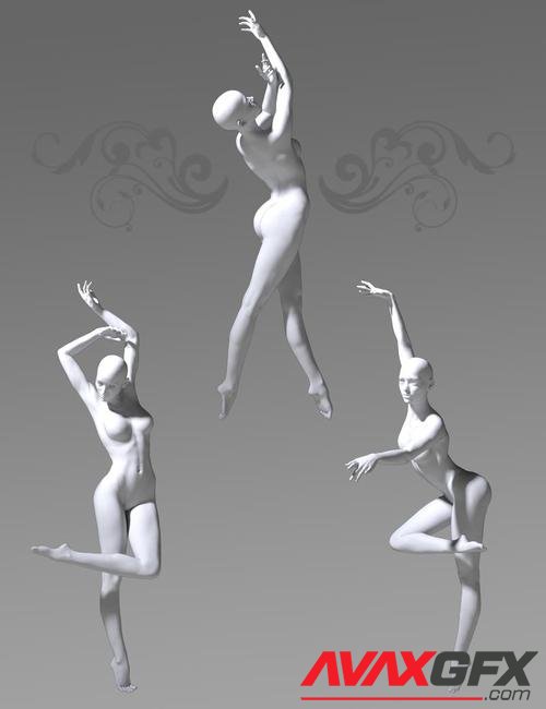 Modern Dance Poses for Genesis 3 Female
