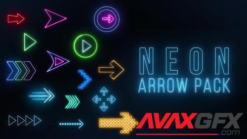 MotionArray – Neon Arrow Pack 1011755