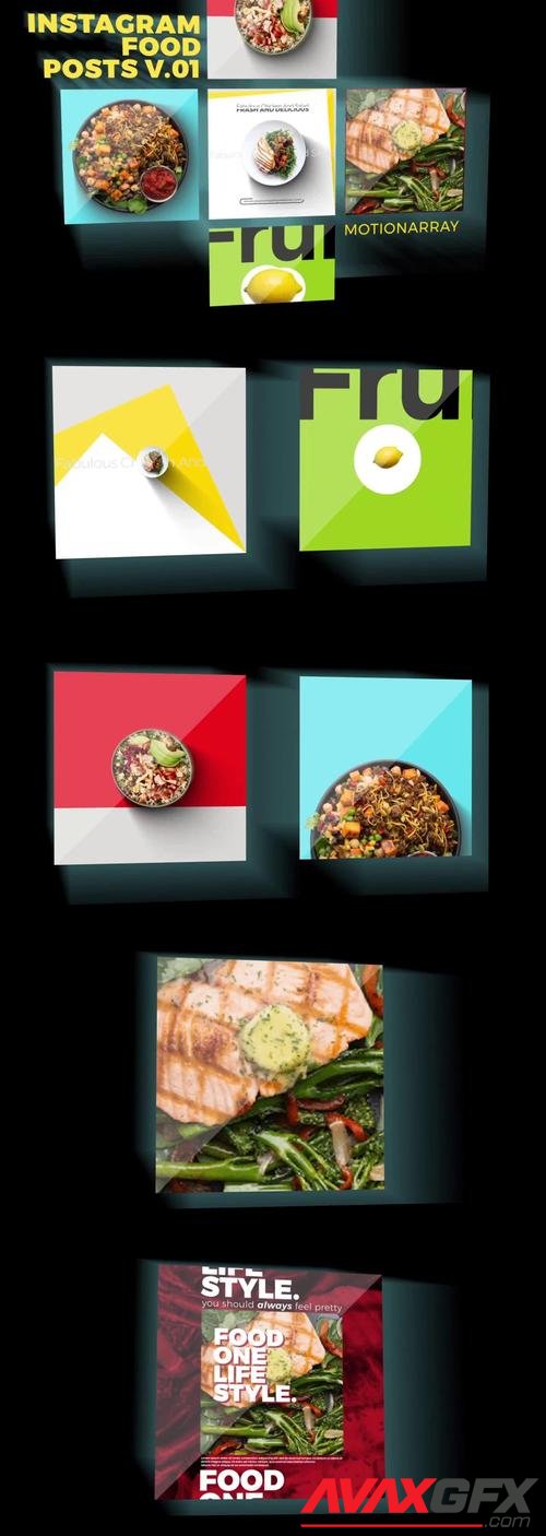 MotionArray – Instagram Food Posts 1011255