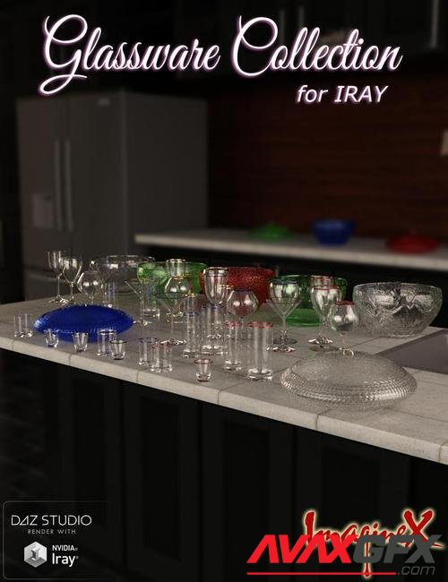 Glassware Collection for Iray