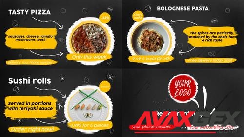 MotionArray – Food Menu Slideshow 975432