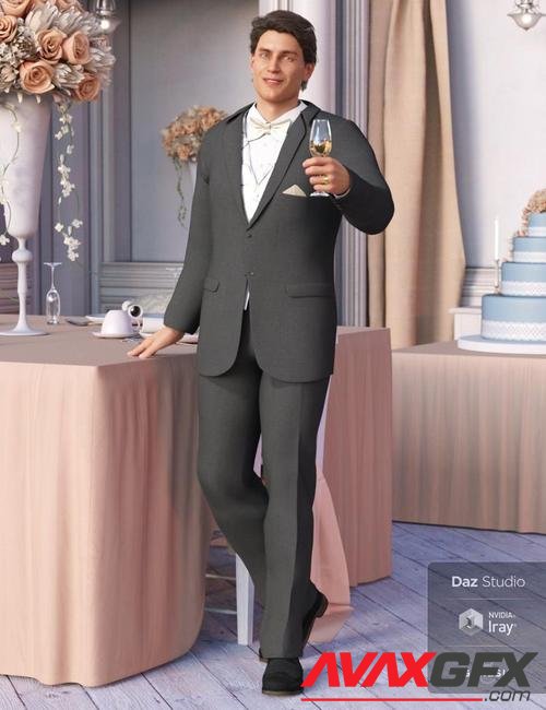 The Groom Outfit for Genesis 8 Male(s)