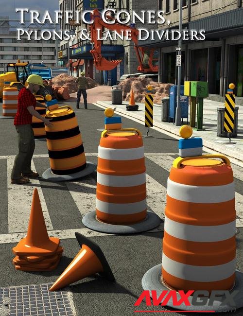 Traffic Cones, Pylons, and Lane Dividers