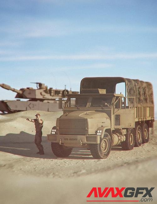 Military 1050 Truck and Troop Transport