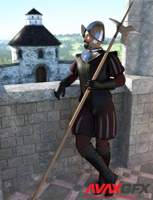 Conquistador Outfit and Armor for Genesis 3 Male