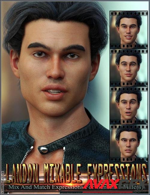 Mixable Expressions for Landon 8 and Genesis 8 Male