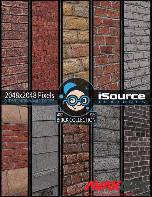 Brick Collection Merchant Resource - Vol2 (PBR Textures)