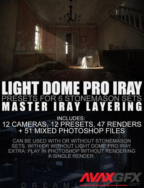 Light Dome PRO Iray - Render Presets - Master Iray Layering