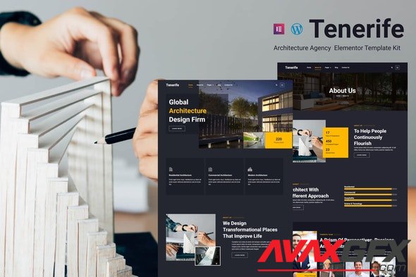 ThemeForest - Tenerife v1.0.0 - Architecture Agency Elementor Template Kit - 34122508