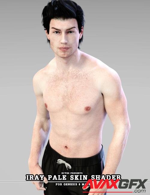 EcVh0's Iray Pale Skin Shader for Genesis 8 Male(s)