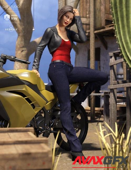 Riviera Noon Outfit for Genesis 8 Female(s)