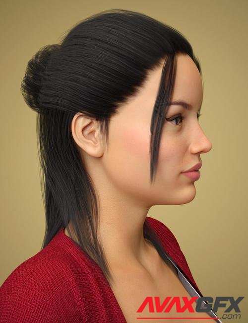 Tasha Hair for Genesis 8 Female(s)