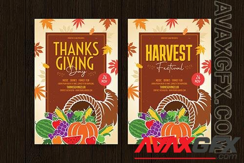 Thanksgiving / Harvest Flyer ZJZS97T