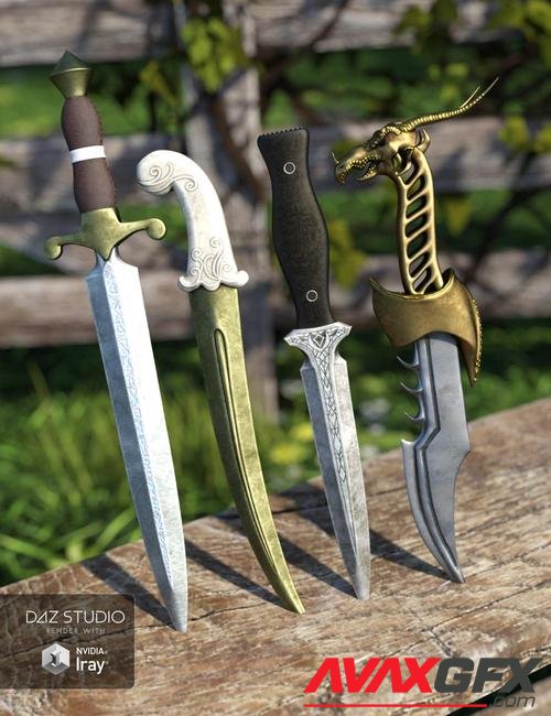 Deadly Daggers for Genesis 3 and 8 Male(s)