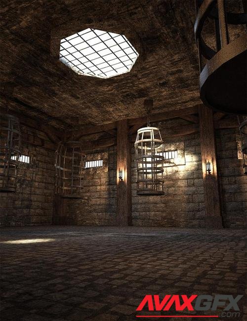 Fantasy Prison Cages