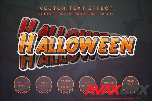 Halloween - Editable Text Effect - 6560986