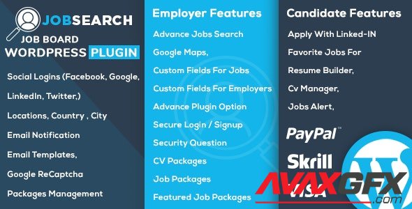 CodeCanyon - JobSearch v1.8.3 - WP Job Board WordPress Plugin - 21066856