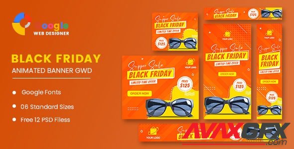 CodeCanyon - Black Friday Sale Product HTML5 Banner Ads GWD v1.0 - 34125209