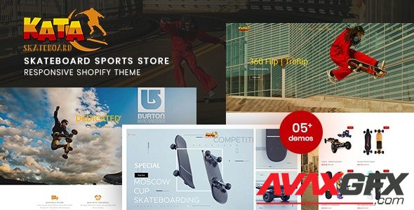 ThemeForest - Kata v1.0.0 - Skateboard Sports Store Shopify Theme - 32788653