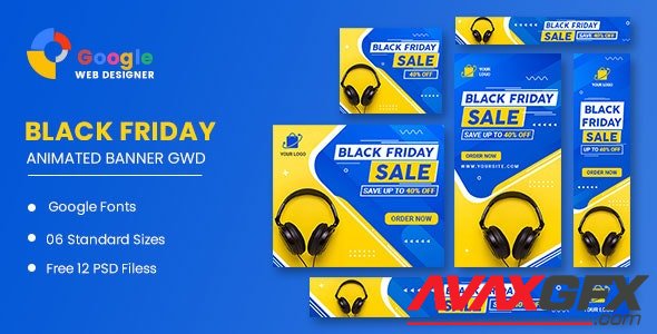 CodeCanyon - Product Sale Black Friday HTML5 Banner Ads GWD v1.0 - 34125218