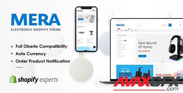 ThemeForest - Mera v1.0.0 - Electronics Responsive Shopify Theme - 24350595