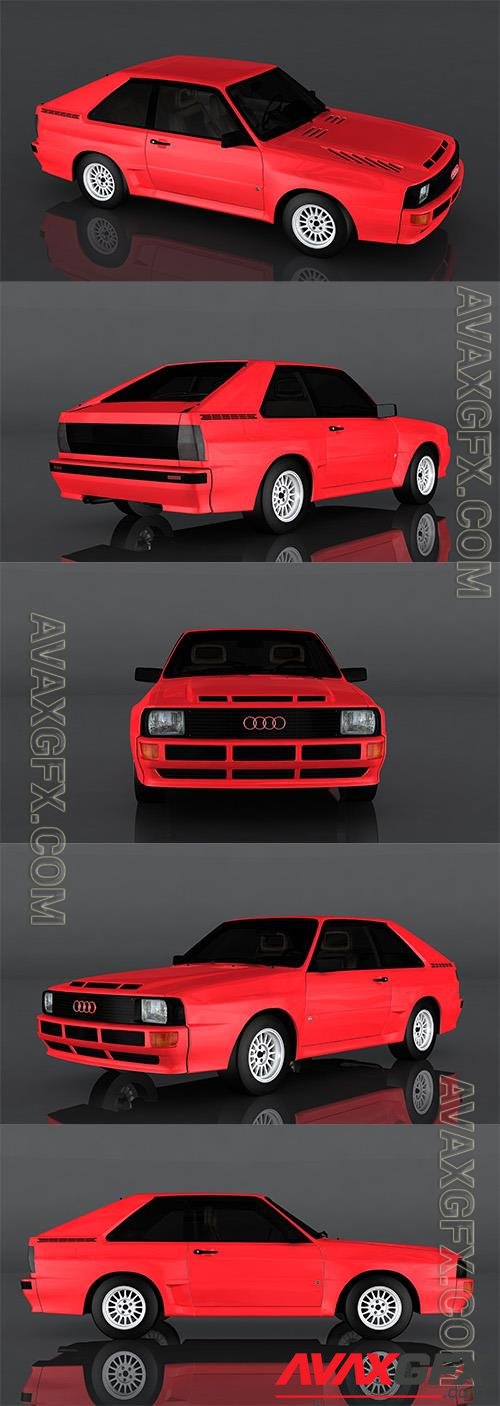1983 Audi Sport 3D Model o93252