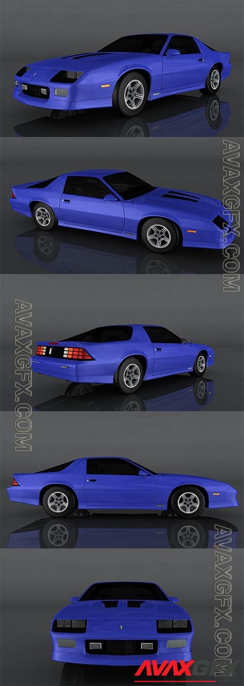 1990 Chevrolet Camaro 3D Model o93012