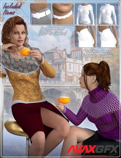 dFORCE CITY STYLE ROMANCE for Genesis 8 Female