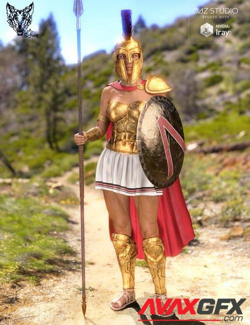 Spartan Armor for Genesis 3 and 8 Female(s)