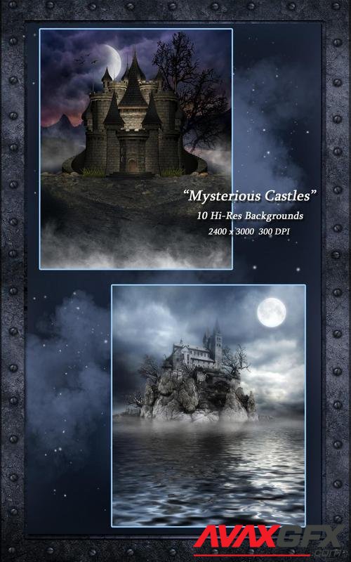 Mysterious Castles Backgrounds