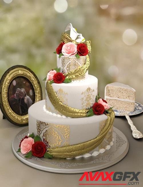 Classy Wedding Cake set