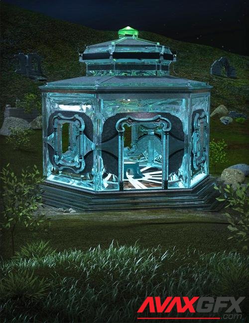 Glass Fairy House