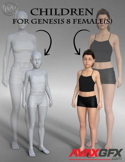Body Shapes: Children for Genesis 8 Female