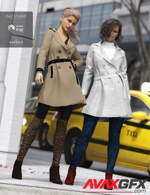 Trench Coat Outfit Textures