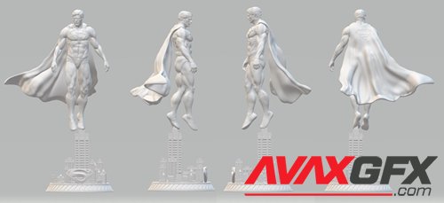 Superman Reeves – 3D Printable STL